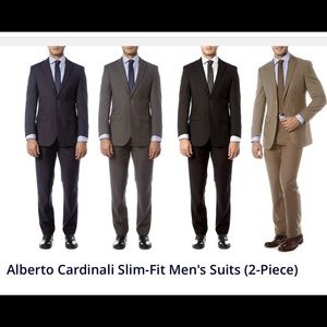 men’s suit 2 pc Black, Navy, Grey